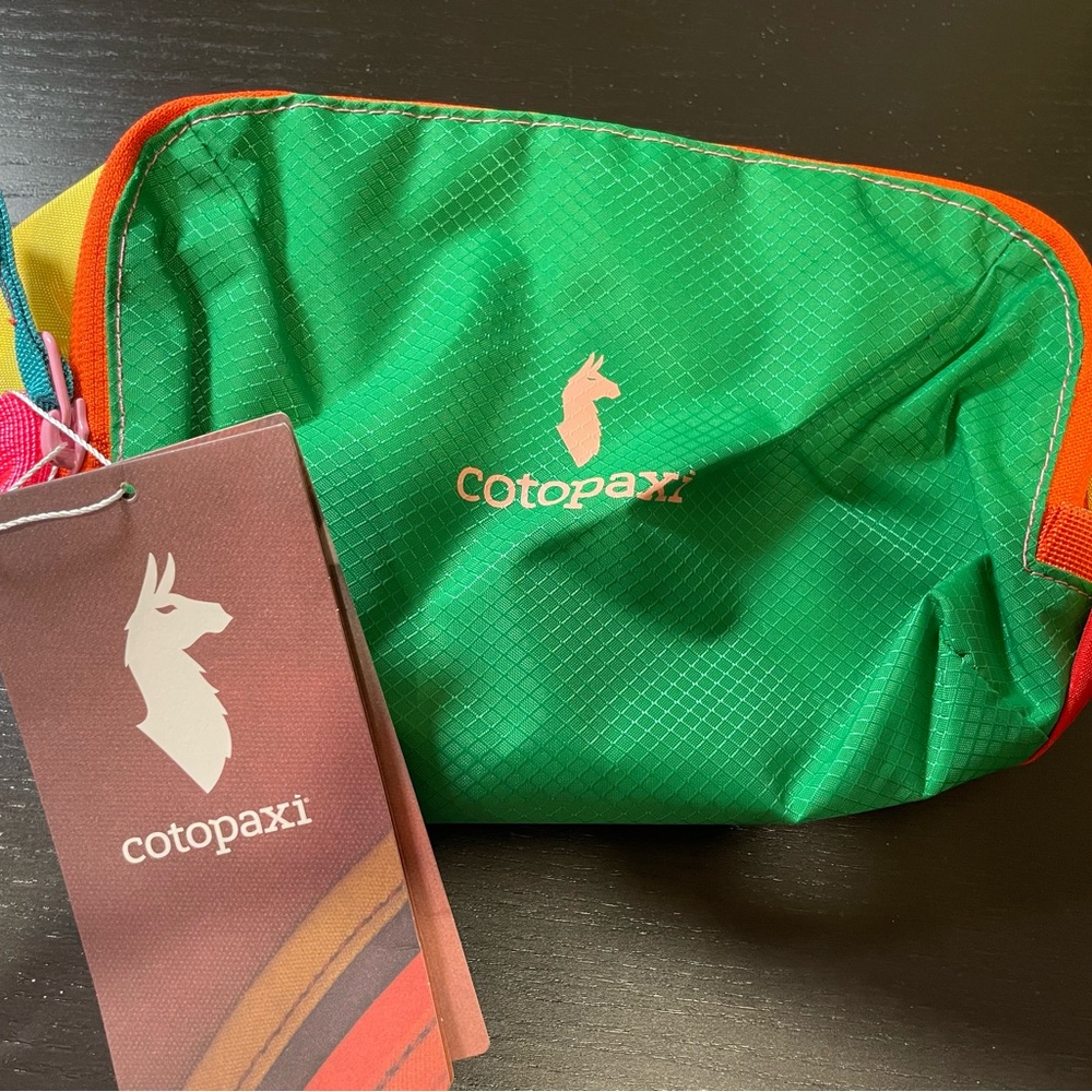 Cotopaxi Colorful Green Pouch